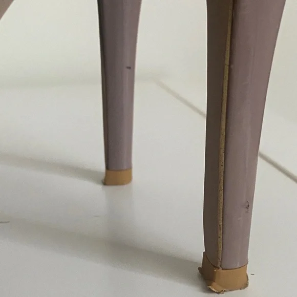 Steve Madden Loyyall Peep Toe Ultra High Heels Size 6.5 Blush Party Sexy Y2K - Picture 11 of 12